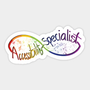 Accessibility Specialist Sticker